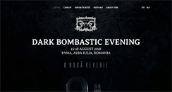 Desktop Screenshot of darkbombasticevening.com